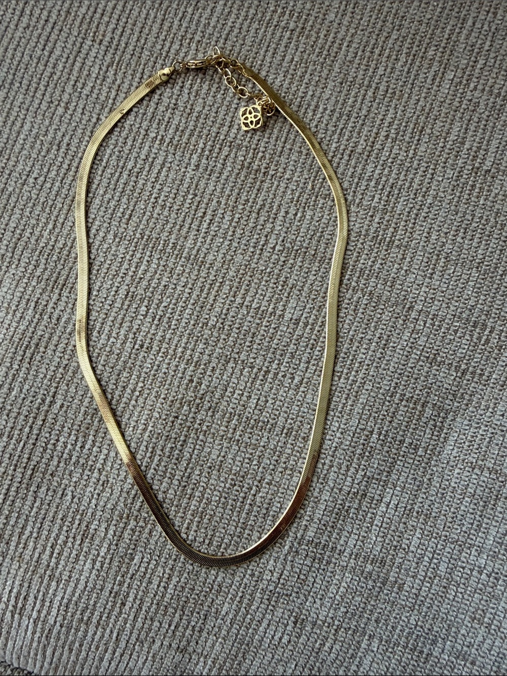 Kendra Scott Gold Herringbone Layering Necklace